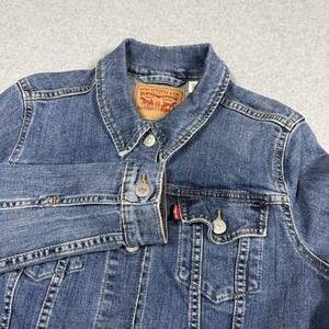 Levi's Trucker Jacket Womens Extra Large Type 3 Princess Seams Denim Western